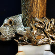 Cargar imagen en el visor de la galería, Cuchillo Muela lujo “Agarre”, (Número serie 25 especial 2025) Oro y Plata, edición limitada 250 piezas