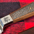 Cargar imagen en el visor de la galería, Cuchillo Custom “Tanatos Bowie” Nil Fonseré en retama texturizada
