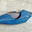 Cargar imagen en el visor de la galería, 🔪 Navaja Barbudo CigarCutter Blue Micarta – Edición Limitada