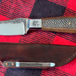 Cargar imagen en el visor de la galería, Cuchillo Custom “Tanatos Bowie” Nil Fonseré en retama texturizada