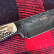Cargar imagen en el visor de la galería, Cuchillo Trapper de Nil Fonsere, Viga encajada en Sambar