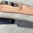 Cargar imagen en el visor de la galería, Cuchillo AS de diamantes GMT Garcimonte cachas granadillo y funda de piel