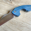 Cargar imagen en el visor de la galería, 🔪 Navaja Barbudo CigarCutter Blue Micarta – Edición Limitada