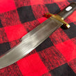 Cargar imagen en el visor de la galería, Cuchillo Bowie “Iron Mistress”de Joan Pérez con guarda doble en latón y granadillo.