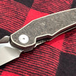 Cargar imagen en el visor de la galería, Navaja Iberian Integral Titanio Bastard Knives, diseño Queirós edición 1/20