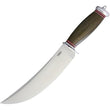Cargar imagen en el visor de la galería, Cuchillo Scagel Bowie Green Canvas Micarta