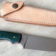 Cargar imagen en el visor de la galería, Cuchillo Skinner GMT Garcimonte, cachas micarta verde y funda piel