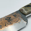 Cargar imagen en el visor de la galería, Cuchillo Period Knives Nil Fonsere, cachas carnero y acero O1 con salpicaduras de cobre.