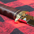 Cargar imagen en el visor de la galería, Cuchillo Custom Sog Mac V de Paco Margarit, cuero y latón
