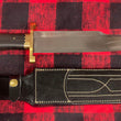 Cargar imagen en el visor de la galería, Cuchillo Bowie “Iron Mistress”de Joan Pérez con guarda doble en latón y granadillo.