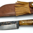 Cargar imagen en el visor de la galería, Cuchillo enterizo forjado Tiger Maple de Nil Fonsere