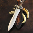 Cargar imagen en el visor de la galería, Cuchillo Muela lujo “Agarre”, (Número serie 25 especial 2025) Oro y Plata, edición limitada 250 piezas