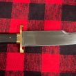 Cargar imagen en el visor de la galería, Cuchillo Bowie “Iron Mistress”de Joan Pérez con guarda doble en latón y granadillo.