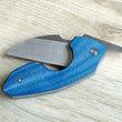 Cargar imagen en el visor de la galería, 🔪 Navaja Barbudo CigarCutter Blue Micarta – Edición Limitada