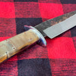 Cargar imagen en el visor de la galería, Cuchillo Custom “Southern Bowie” Nil Fonsere, cachas ataúd en carnero