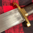 Cargar imagen en el visor de la galería, Cuchillo Bowie “Iron Mistress”de Joan Pérez con guarda doble en latón y granadillo.