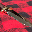 Cargar imagen en el visor de la galería, Cuchillo Custom Sog Mac V de Paco Margarit, cuero y latón