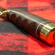 Cargar imagen en el visor de la galería, Cuchillo Custom Sog Mac V de Paco Margarit, cuero y latón