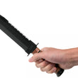Cargar imagen en el visor de la galería, KA-BAR Big Brother 2217 cuchillo de hoja fija parcialmente dentada, funda de cuero