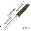 Cargar imagen en el visor de la galería, 🗡️ KHARAKTERNYK — Cuchillo de Campaña de Alta Gama por BPS