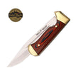 Cargar imagen en el visor de la galería, Cuchillo Muela Plegable PL-18R Madera Prensada Coral y Latón - Safari Master Andorra