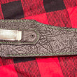 Cargar imagen en el visor de la galería, Cuchillo “Víbora” Damasteel RWL y cachas fat carbon Jungle War, de Alejandro Medrano
