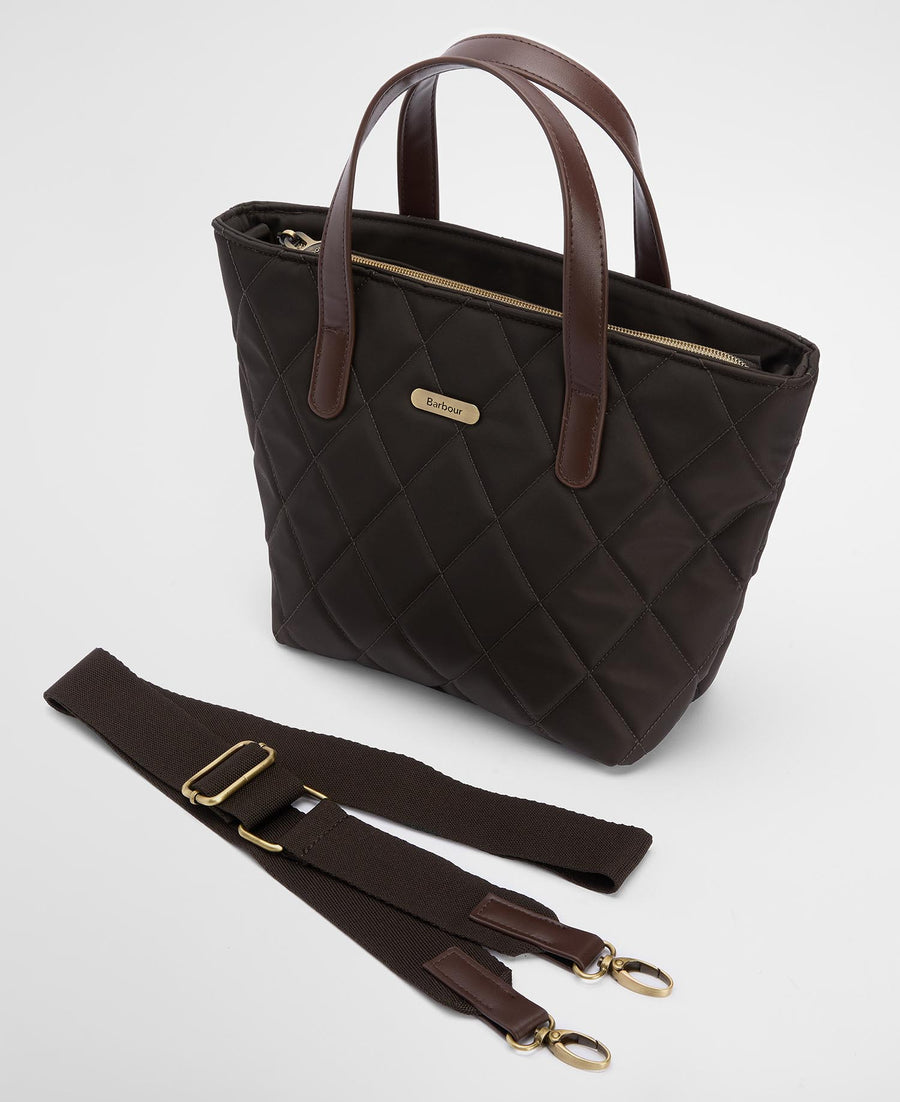 Mini Bolso Barbour tote acolchado