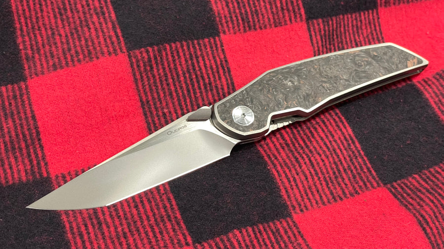 Navaja Iberian Integral Titanio Bastard Knives, diseño Queirós edición 1/20