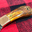 Cargar imagen en el visor de la galería, Cuchillo Blue Ridge Nil Fonsere cooper y ciervo envejecido
