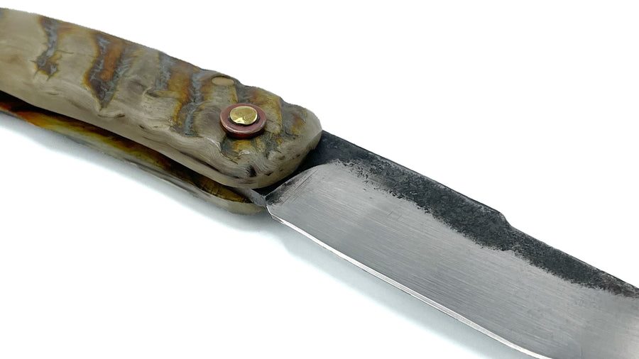 Navaja custom de pastor Nil Fonsere mango de carnero (piezas únicas)