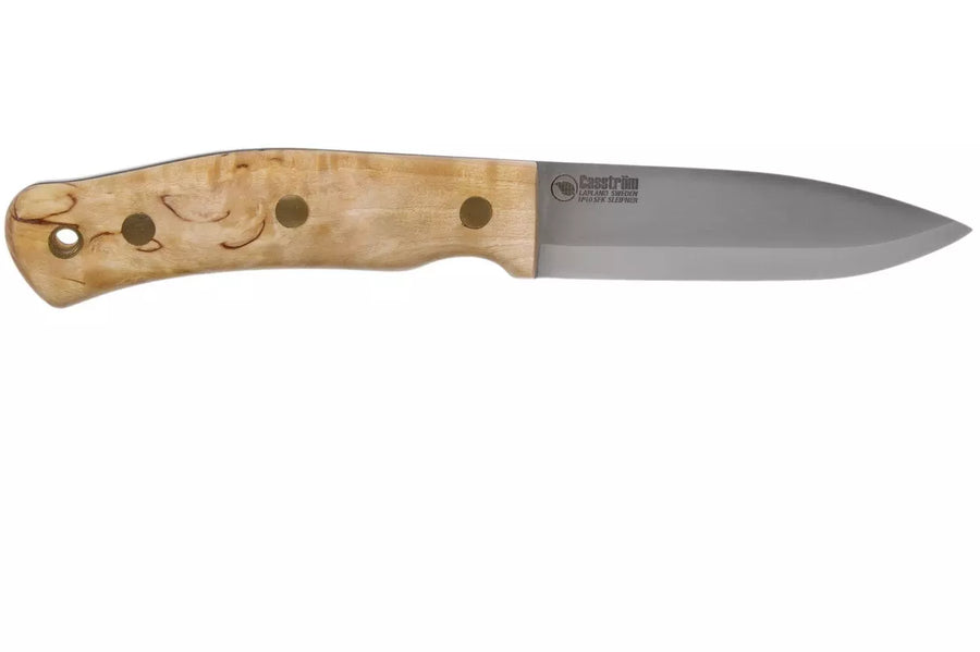 Cuchillo Sueco Casström N.10 de abedul rizado de selección