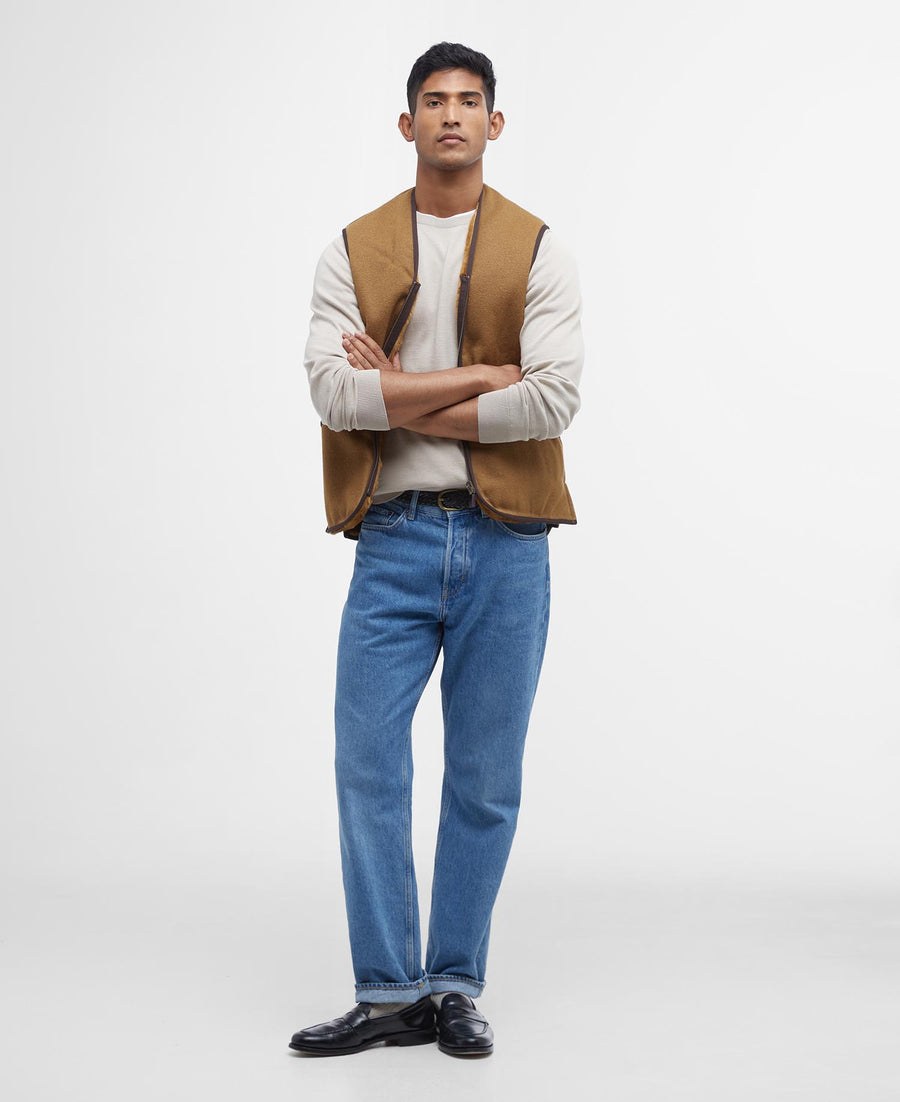 Forro Barbour con cremallera de pelo cálido