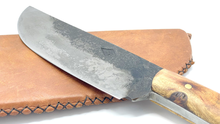 Cuchillo Custom Mango Algarrobo acero O1 de Nil Fonsere