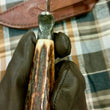 Cargar imagen en el visor de la galería, Cuchillo Skinner Forjado Nil Fonsere, Sambar premium y guarda G
