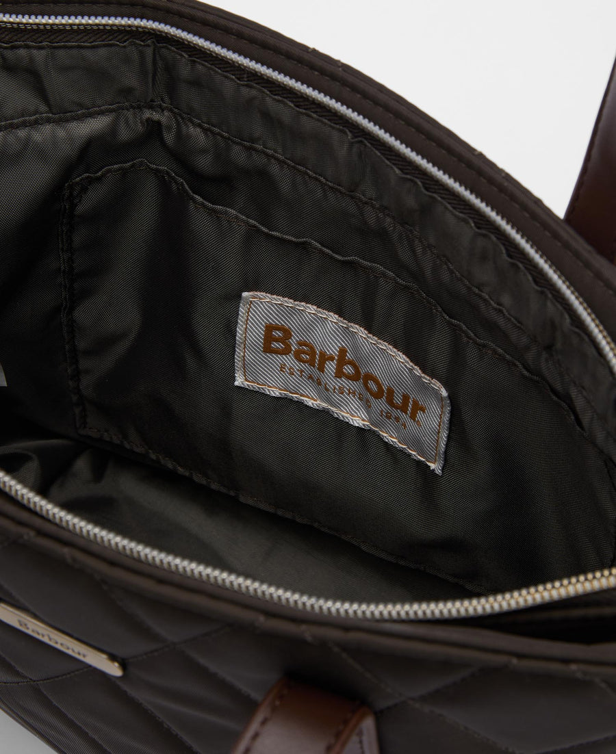 Mini Bolso Barbour tote acolchado