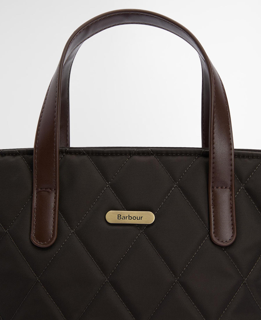 Mini Bolso Barbour tote acolchado