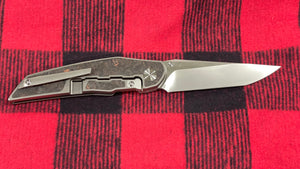 Navaja Iberian Integral Titanio Bastard Knives, diseño Queirós edición 1/20