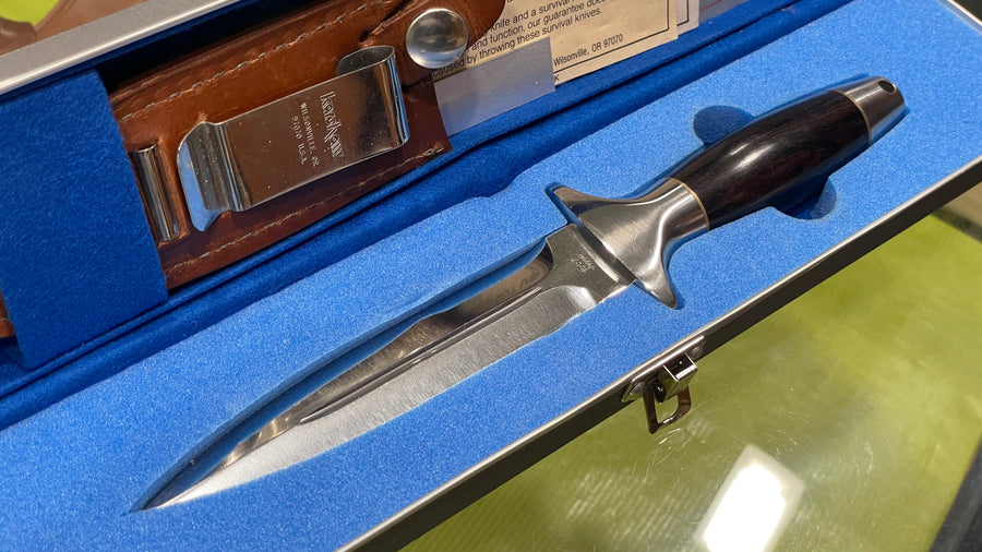 Cuchillo Kershaw Trapper mango madera 90’s