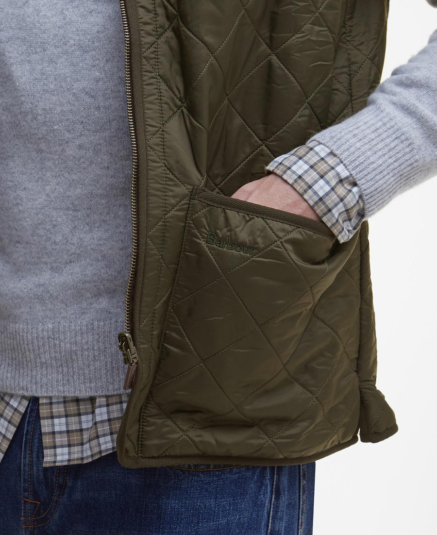 Forro Barbour Polarquilt con cremallera.