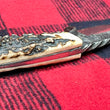Cargar imagen en el visor de la galería, Cuchillo mini Hunter Nil Fonsere, Damascus San Mai Sambar
