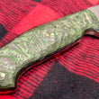 Cargar imagen en el visor de la galería, Cuchillo “Víbora” Damasteel RWL y cachas fat carbon Jungle War, de Alejandro Medrano
