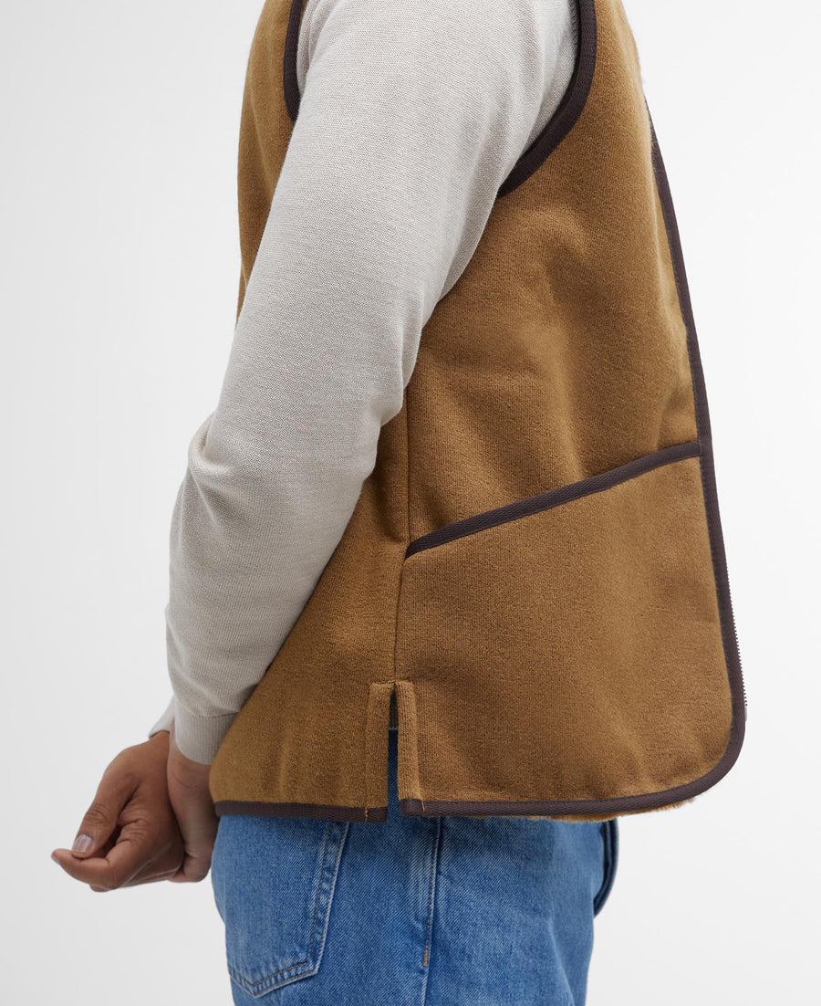 Forro Barbour con cremallera de pelo cálido