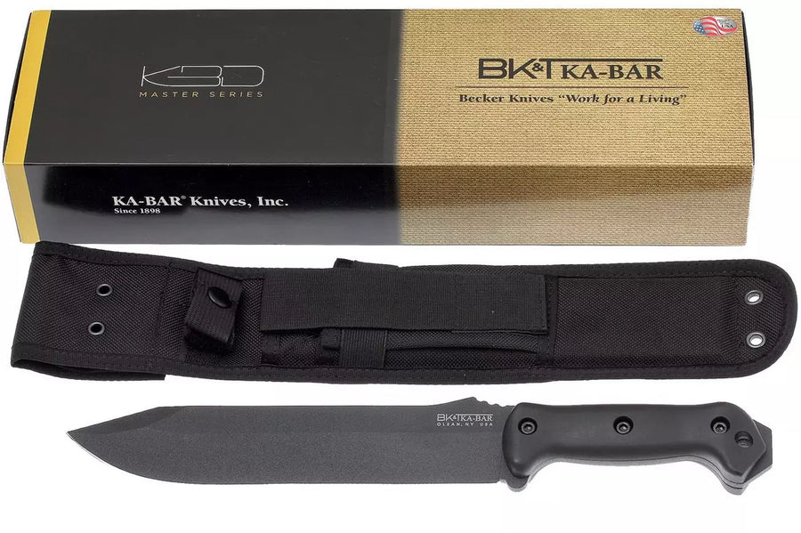 Cuchillo Ka-Bar BK9 Cobat Bowie en negro Ethan Becker