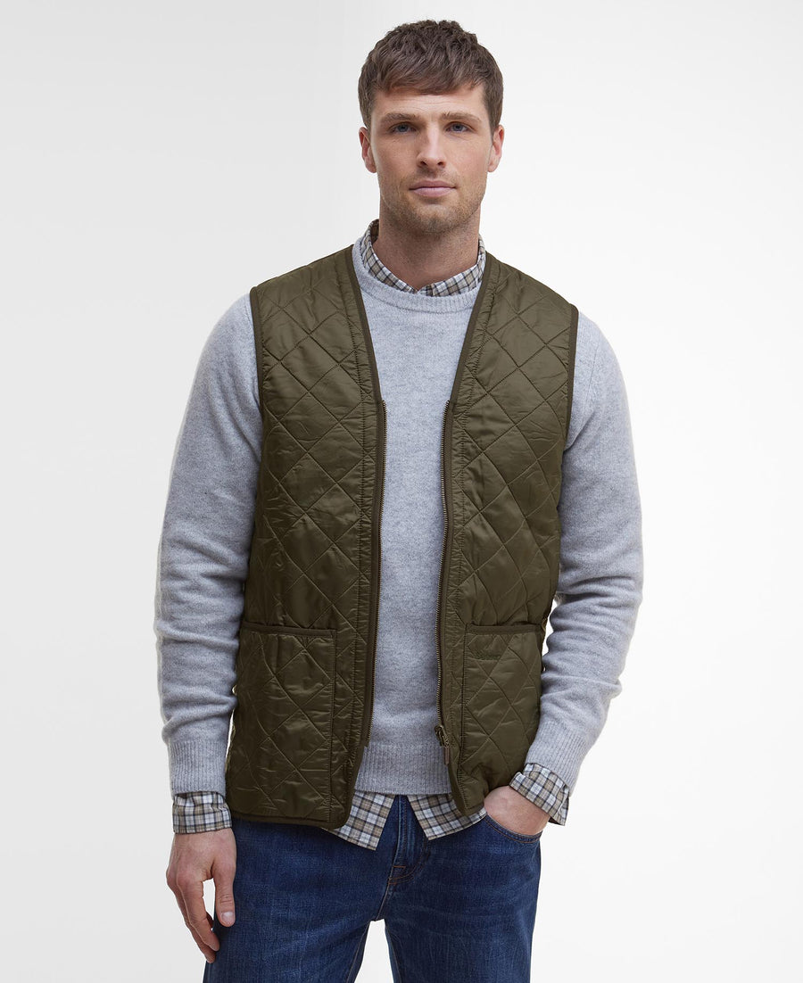 Forro Barbour Polarquilt con cremallera.