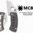 Cargar imagen en el visor de la galería, 🔪SPYDERCO Cuchillo McBee C236TIP, Unisex, Gris, 6 cm
