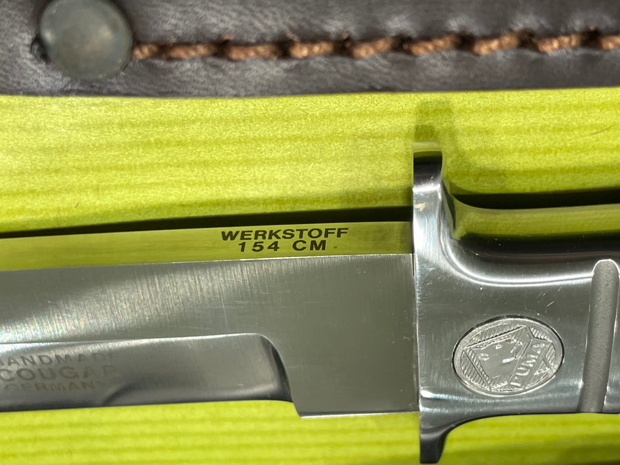 🗡️ Cuchillo Puma Cougar '80s Vintage – 154CM , Jacaranda