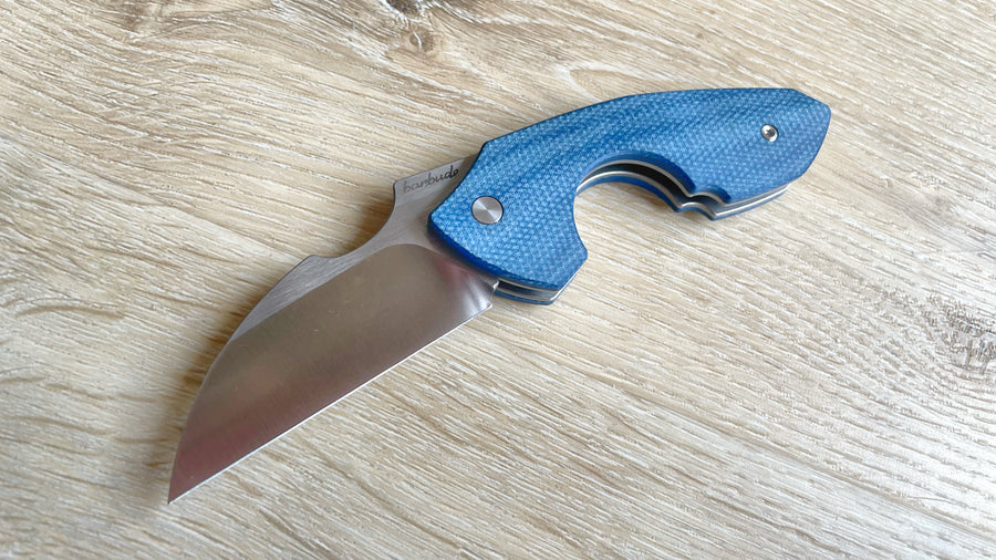 🔪 Navaja Barbudo CigarCutter Blue Micarta – Edición Limitada
