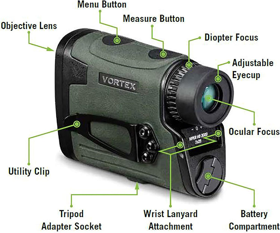 Telémetro láser Vortex Optics Viper HD 3000