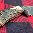 Cargar imagen en el visor de la galería, Cuchillo mini Hunter Nil Fonsere, Damascus San Mai Sambar
