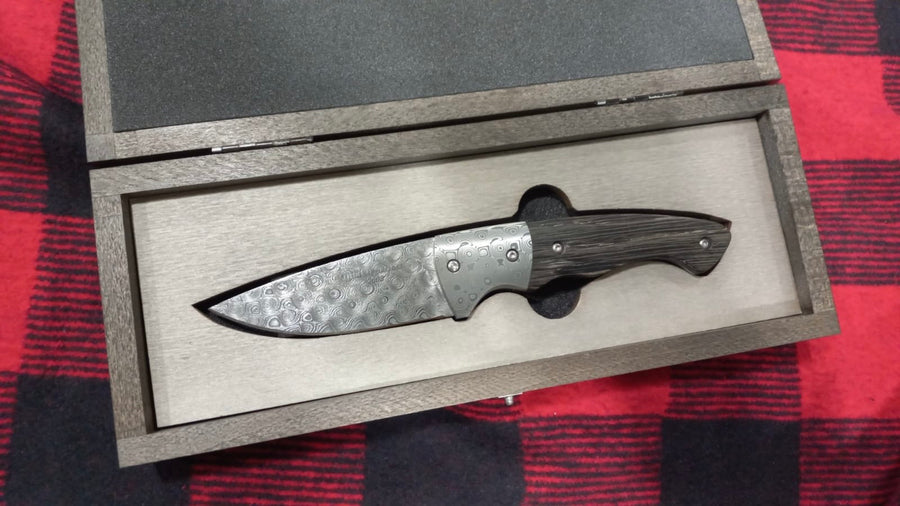 Navaja limitada Boker 2008 Damascus roble